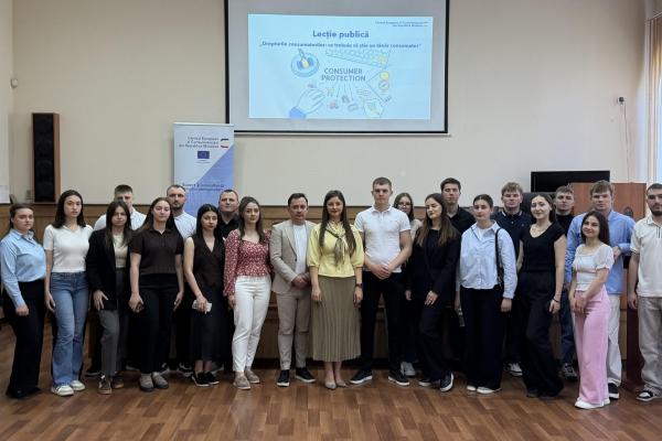 Studenții Academiei „Ștefan cel Mare” a MAI au participat la o lecție publică privind drepturile consumatorilor