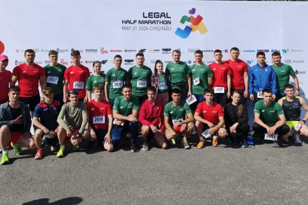 Rezultate de top pentru Academia „Ștefan cel Mare” la competiția Legal Half Marathon