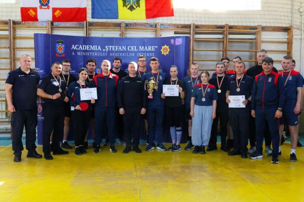 Campionatul Academiei „Ştefan cel Mare” a MAI la tenis de masă