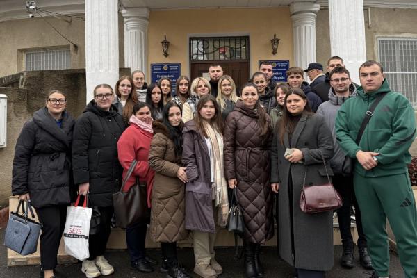 Experiență practică pentru viitorii specialiști în drept: vizită în cadrul sistemului penitenciar