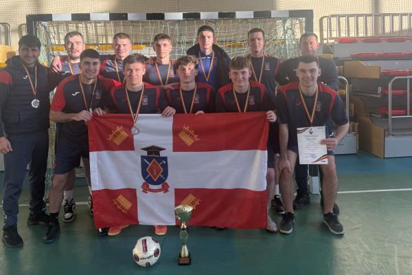 Locul II pentru Academia „Ștefan cel Mare” la Campionatul Național Universitar de futsal