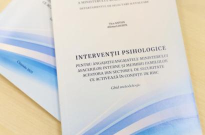 Lansarea ghidului metodologic privind intervențiile psihologice în sectorul de securitate imagine 9
