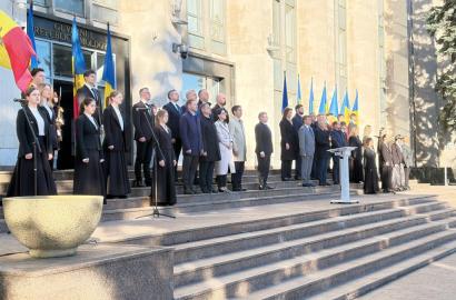 Ziua Drapelului de Stat al Republicii Moldova, marcată de Academia „Ștefan cel Mare” a MAI imagine 20