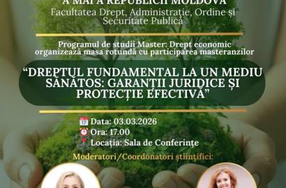 Dialog academic interactiv pe tema dreptului la un mediu sănătos imagine 1