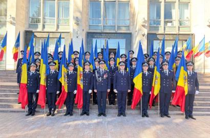 Ziua Drapelului de Stat al Republicii Moldova, marcată de Academia „Ștefan cel Mare” a MAI imagine 15