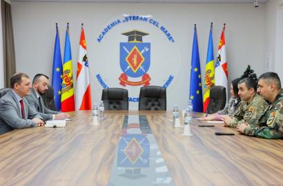 Întrevedere oficială între conducerile Academiei „Ștefan cel Mare” a MAI și Academiei Militare „Alexandru cel Bun” imagine 6