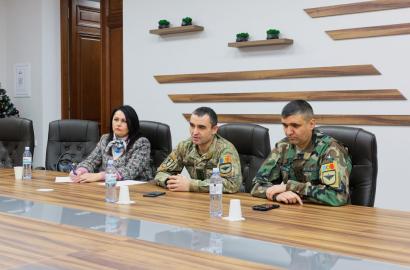 Întrevedere oficială între conducerile Academiei „Ștefan cel Mare” a MAI și Academiei Militare „Alexandru cel Bun” imagine 5