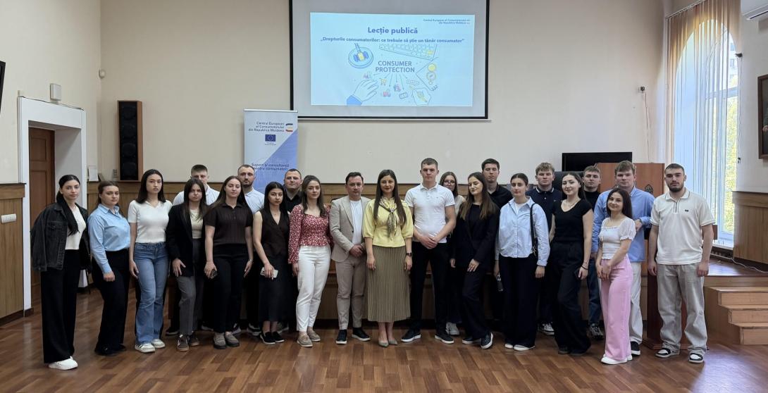 Studenții Academiei „Ștefan cel Mare” a MAI au participat la o lecție publică privind drepturile consumatorilor