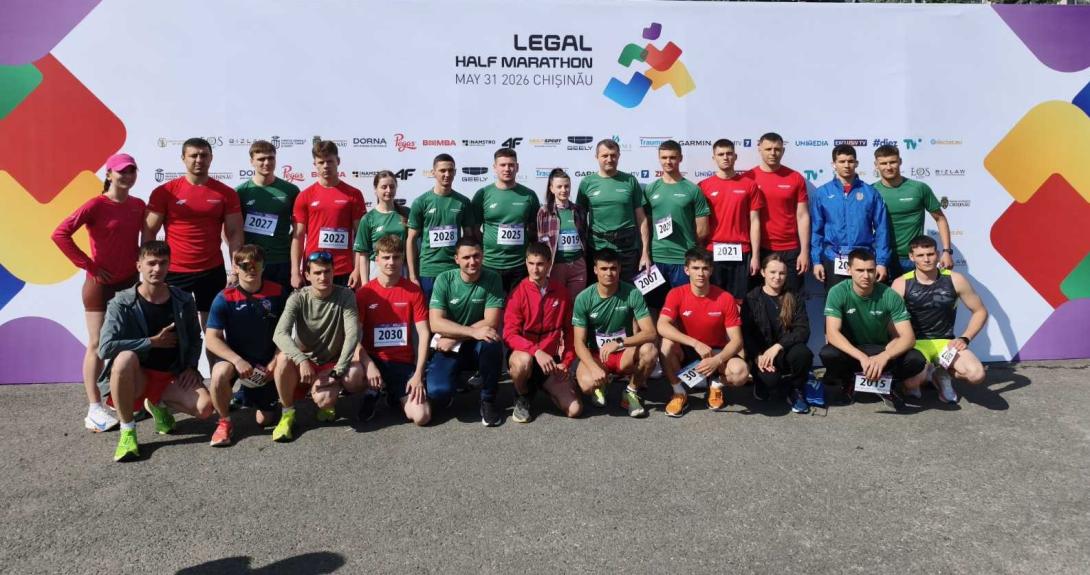 Rezultate de top pentru Academia „Ștefan cel Mare” la competiția Legal Half Marathon