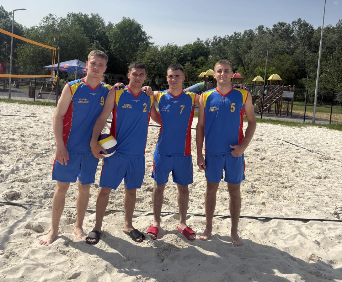Participarea Academiei „Ștefan cel Mare” la proba de volei pe plajă din cadrul Universiadei Republicane 2026