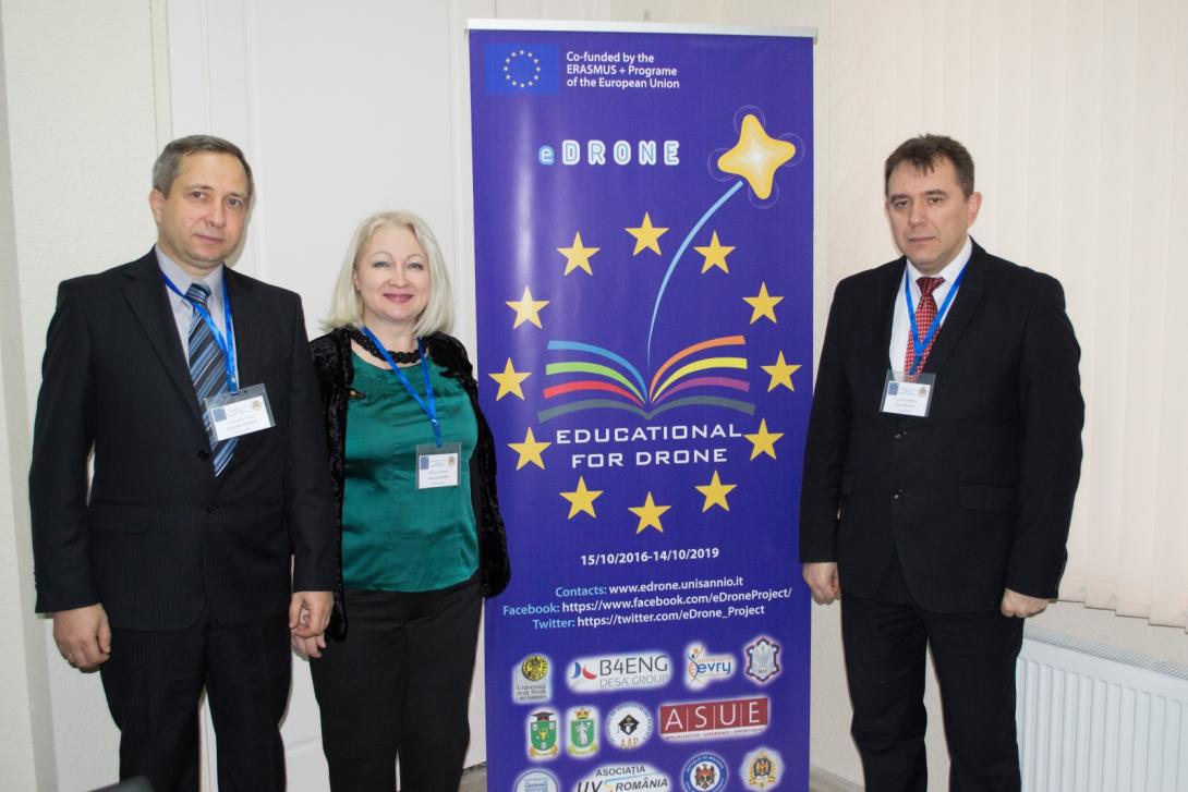 Academia „Ştefan cel Mare” gazda sesiunei de deschidere a 1-st Consortium Meeting din cadrul proiectului „Educational for Drone (eDrone)”