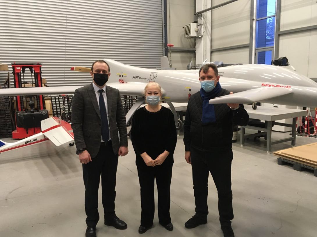 Echipa ACAPOL P8 în vizită la compania Autonomous Flight Technologies din România