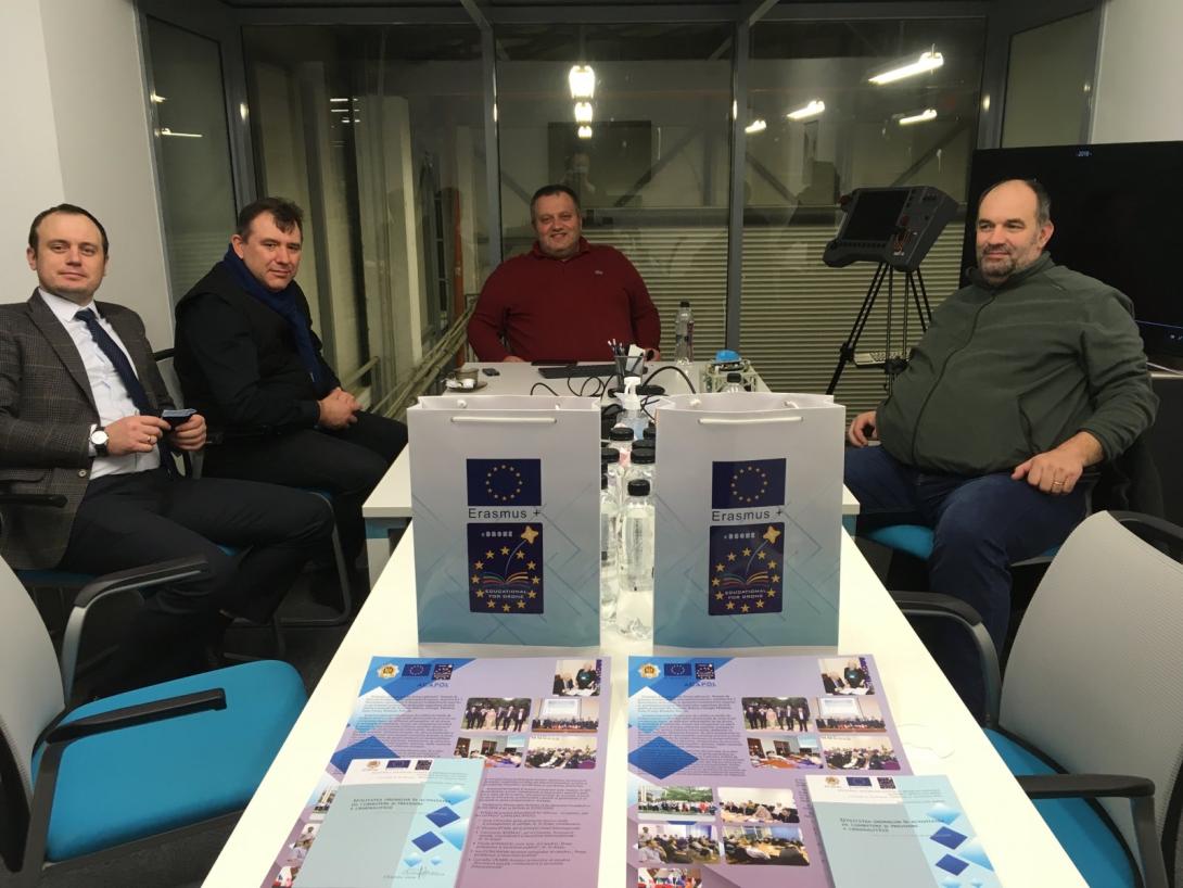 Echipa ACAPOL P8 în vizită la compania Autonomous Flight Technologies din România