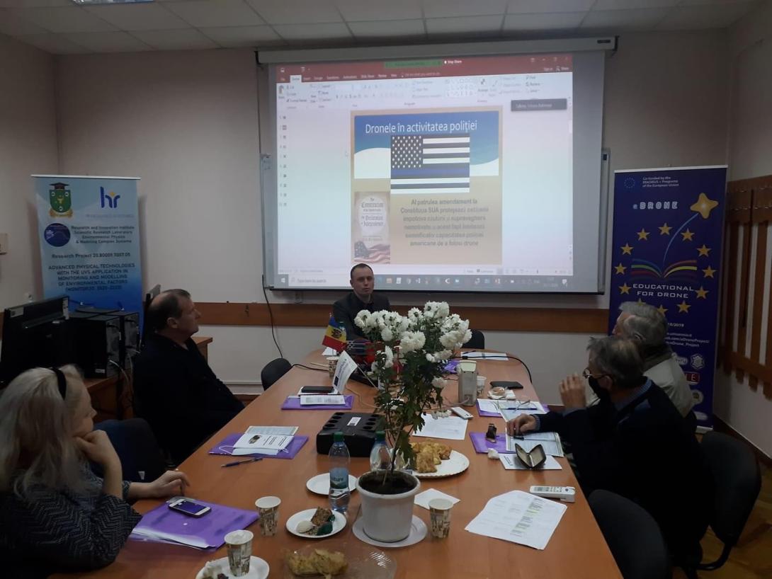 Participarea la Atelierul ştiinţifico-practic în cadrul Proiectului Erasmus+ „Educational for eDrone”