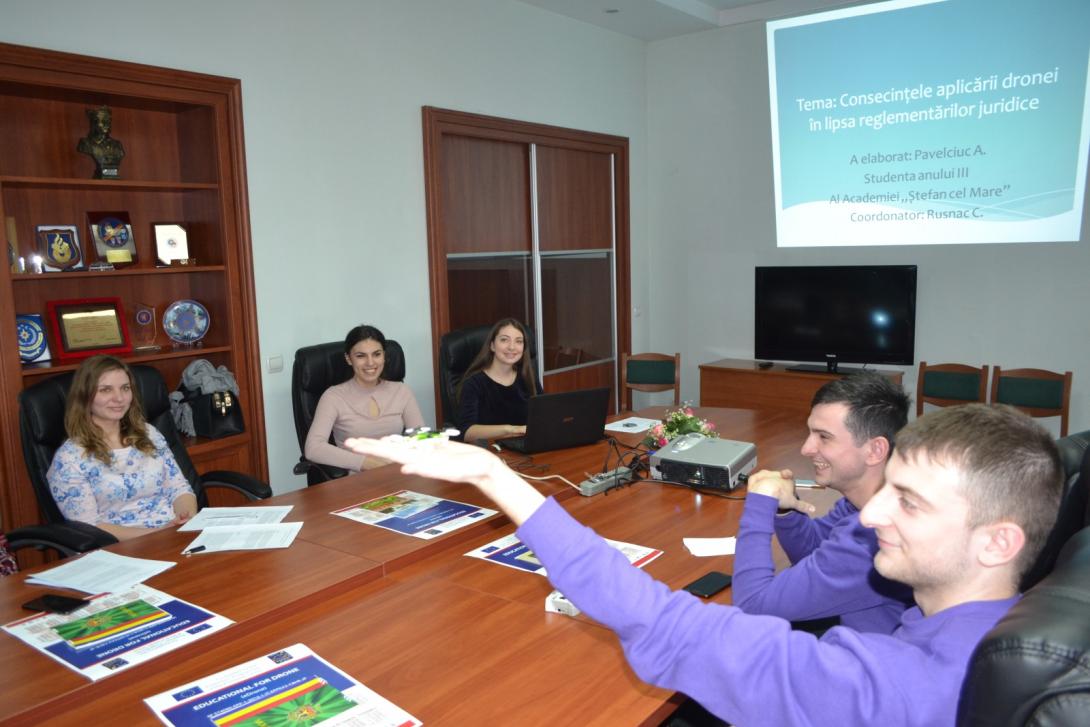 Masa rotunda cu genericul: „Dronele în activitatea poliţienească”