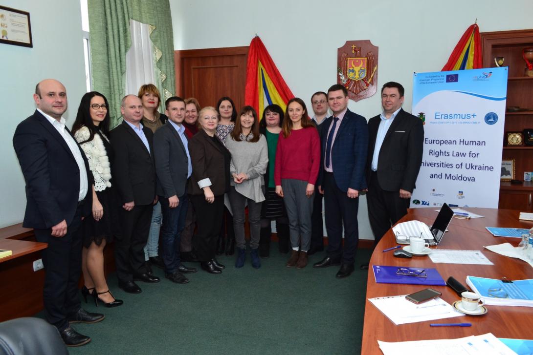 Şedinţa de monitorizare a Proiectului „Legislaţia europeană privind drepturile omului pentru universităţile din Ucraina şi Moldova / European Human Rights Law for Universities of Ukraine and Moldova” (HRLAW)