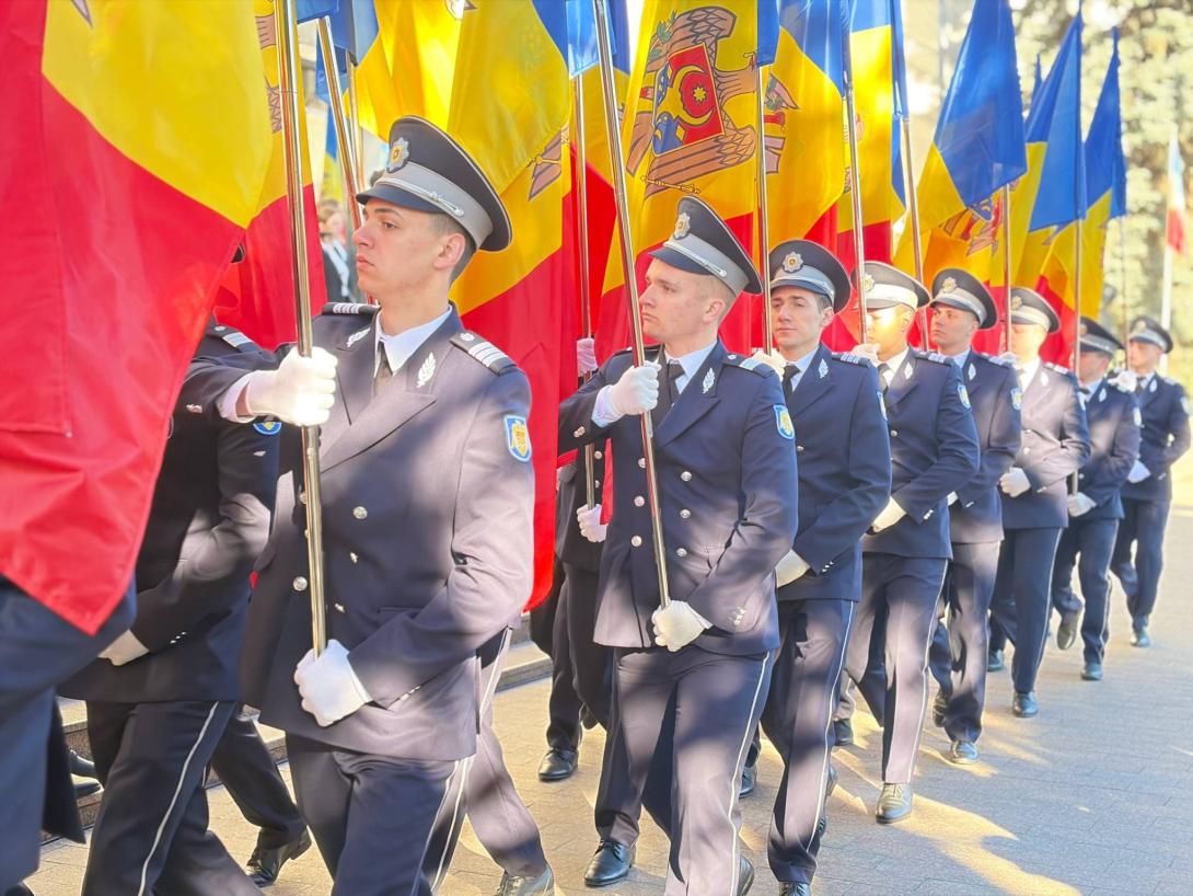 Ziua Drapelului de Stat al Republicii Moldova, marcată de Academia „Ștefan cel Mare” a MAI