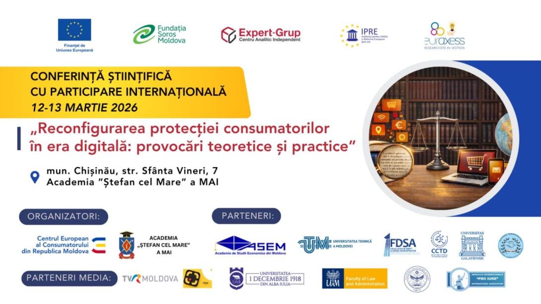 Specialiști din Republica Moldova și din străinătate au discutat la Chișinău despre reconfigurarea protecției consumatorilor în era digitală