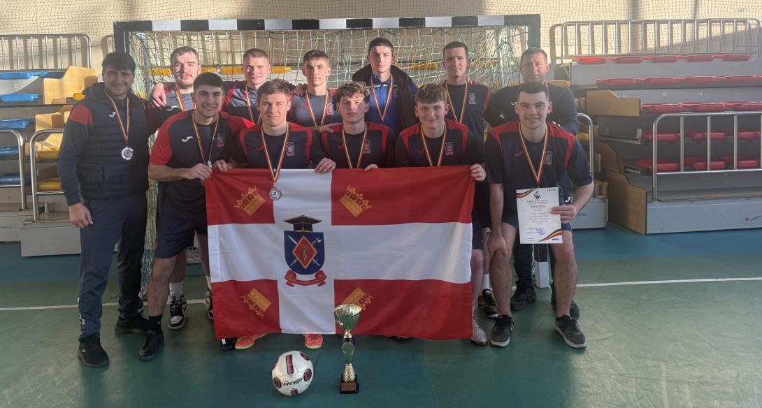 Locul II pentru Academia „Ștefan cel Mare” la Campionatul Național Universitar de futsal